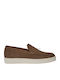 Leather Men's Loafers in Brown Colour