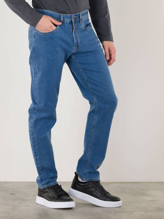 Men's Jeans Pants with Slim Fit Light Blue