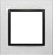 Simon 54 Nature Frame 1-fold Metal Inox Nero Drn1/82