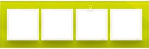 Simon 54 Natur Vierfacher Glasrahmen Lime Sorbet Drn4/90