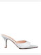 Mules with Heel in White Colour