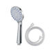 Avizar Multi-jet Shower Head 1.5m Hose Wall Mount White