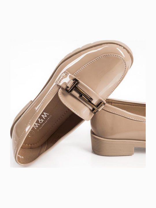 The Shoemart Λουστρίνι Γυναικεία Loafers σε Μπε...