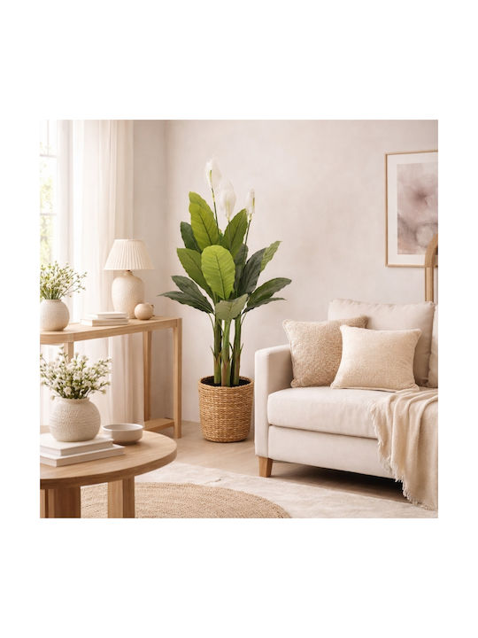 Plantă Artificială Peace Lily În Ghiveci 110cm 86926