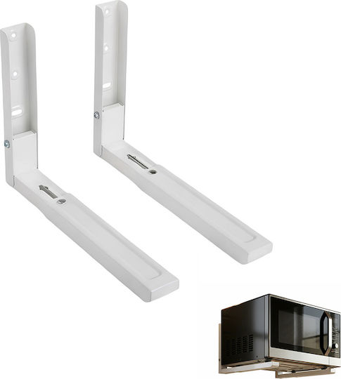 Avizar Microwave Wall Mount Strong Secure Attachment White