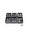 Buton Mobilier Din Metal Albastru Și Alb 014.HH5739
