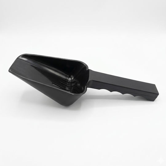 Eisschöpfer Kunststoff Schwarz Mit Löchern 30cm Schwarz Kunststoff