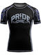 PrideOrDie Ανδρική Κοντομάνικη Μπλούζα POD299 για Jiu-Jitsu Μαύρη