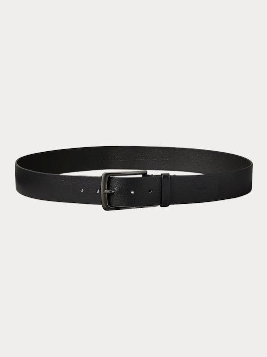 Men's Leather Belt Black