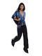 Women's Knitted Cardigan Blue