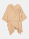 Damenmäntel Übergroß Kroosi Beige Größe One Size Beige