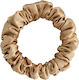 Avizar Classic Scrunchie Hair In Satin Pleated Diamant Chic Café Brown