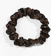 Avizar Klassischer Samt Scrunchy Haar In Satin Geknöpft Diamant Chic Braune