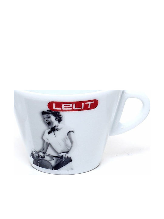 Lelit Φλιτζάνι Cappuccino από Πορσελάνη Λευκό 190ml