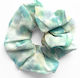 Avizar Scrunchie Maxi Hair In Soft Watercolor Fabric Aesthetic Green Green