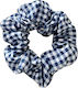 Avizar Classic Scrunchie Vichy Vintage Bumbac Păr Albastru Marin Albastru Marin