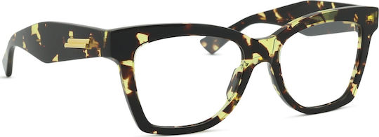 Damenteil Kunststoff Brillengestelle mit Rezept Bottega Veneta Bv1459o 002 52