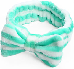 Avizar Spa Banner Hair In Polar Fur Green White Stripes Green