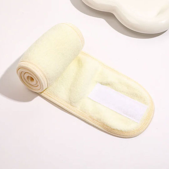 Avizar Bentite Pentru Păr Spa Banner În Microfibră Textură De Bumbac Bej