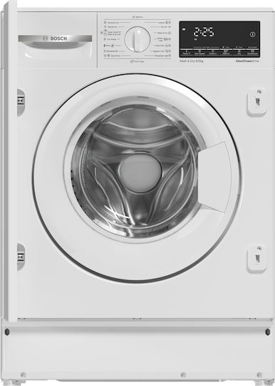 Bosch Mașină de Spălat-Uscător Rufe 8kg/5kg cu Abur 1400 Rotatii