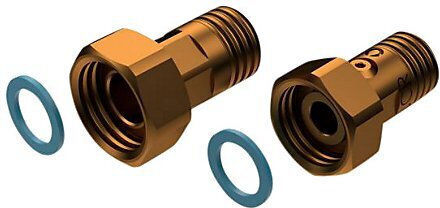 Wasserzähler Schalter 1 1/2 X 1 1/4 Rotes Metall Set Dichtungen Rückschlagventil Kit 2