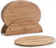 Zeller Set Bamboo Brown Chopping Board 24x8cm 6 Pieces