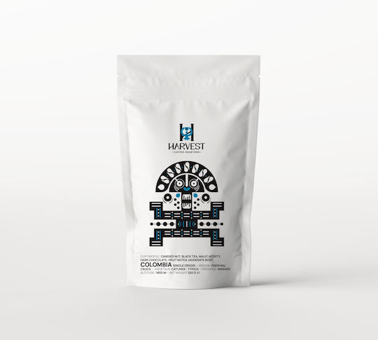 Harvest Καφές Espresso Arabica Colombia σε Κόκκους 250gr