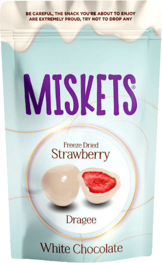 Miskets Σοκολάτα Λευκή 80gr