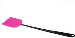 Plastische Fliegenklatsche 45cm Schwarz/Fuchsia