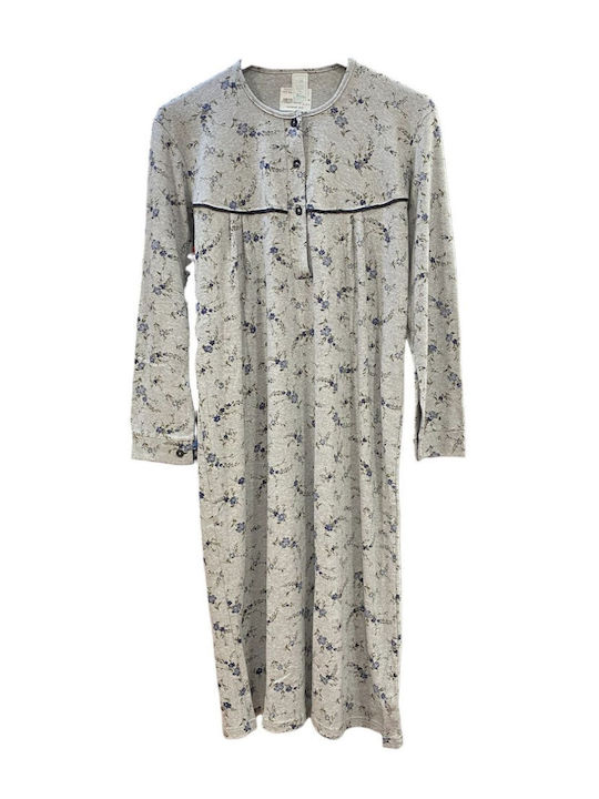 Nina Club Summer Women's Nightgown Gray 415B