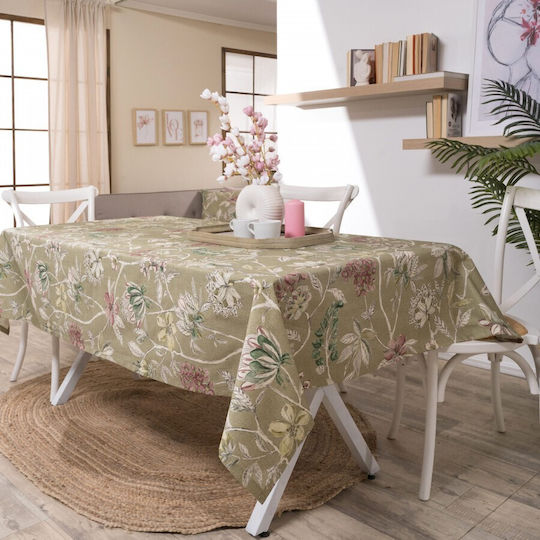 Teoran Teoran Tablecloth Gomera Green 135x180cm