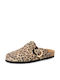 Tamaris Women's Leather Anatomic Clogs Brown