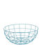 JK Home Decoration Metallic Blue Fruit Bowl 33x33cm
