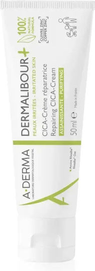 A-derma Dermalibour+ Regenerating Cream Irritated Skin Capacity Ml 50