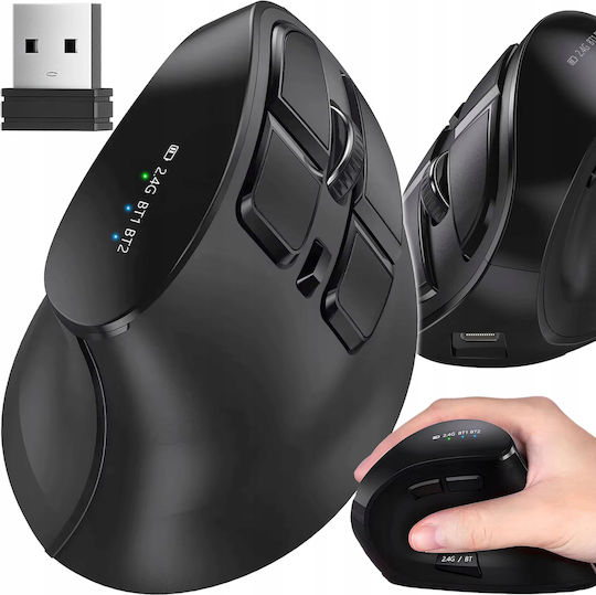 ZD1BM33QWS60 Mouse Vertical Bluetooth Ergonomic Wireless Negru