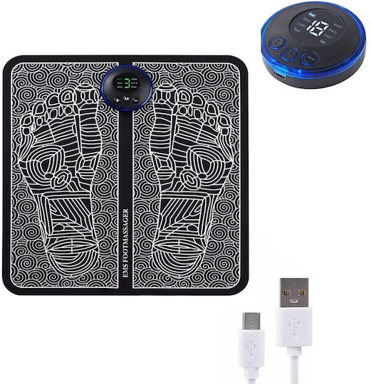 Massage Mat for Legs & Body Black