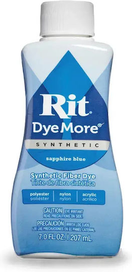 Rit Dyemore Liquid Βαφή Συνθετικών Υλικών – Sapphire Blue 236ml