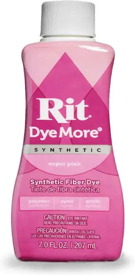 Rit Dyemore Liquid Βαφή Συνθετικών Υλικών – Super Pink 236ml