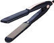 Avizar Straightening Curling Iron In Ceramic Tourmaline 40w Adjustable Temperature Navy Blue