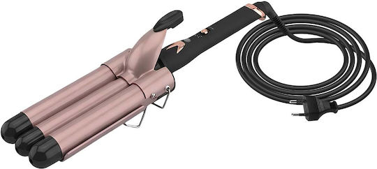 Avizar 70w Multifunction Curling Iron 3 Ceramic Tourmaline Barrels Pink