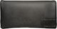 Rollit Tobacco Pouch Made of Black Artificial Leather Handmade with Magnetic Closure 15.5x8cm