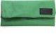 Rollit Rollit Tobacco Pouch Made of Artificial Leather Green with Button Closure 15.5x8cm