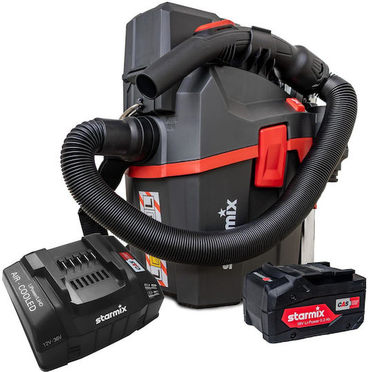 Starmix APL-1422 EWR Wet-Dry Vacuum 1400W with Plastic Container 22lt
