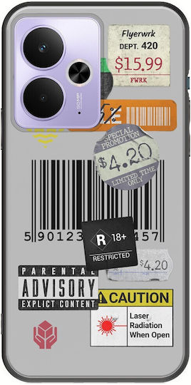 Barcode Realme 14t 5g Black TPU Black Silicone
