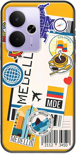 Ticket To Medellin Realme 14t 5g Black TPU Black Silicone