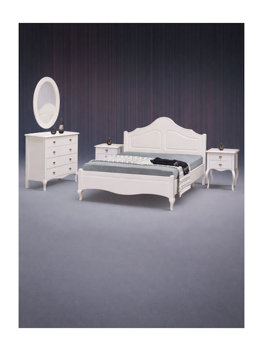 Set De Mobilier Pentru Dormitor Romantic 150x200cm 4 Bucăți