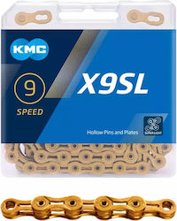 KMC X9sl Ti-n Gold Fahrradkette KMC X9sl Ti-n Gold Fahrradkette