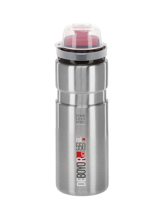 Elite Παγούρι Πλαστικό Ποδηλάτου 550ml Κόκκινο