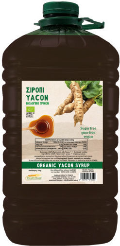 HealthTrade Yacon Γλυκαντικό Υγρό Βιολογικό Προϊόν 7000gr SIR100