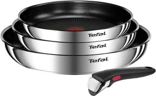 Tefal Ingenio Ingenio Rostfreier Stahl Pfannen-Set 4 Teile